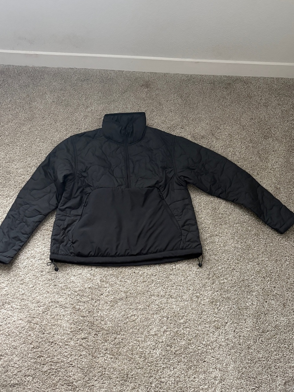 Avia Black Quilted Pullover Puffer Jacket